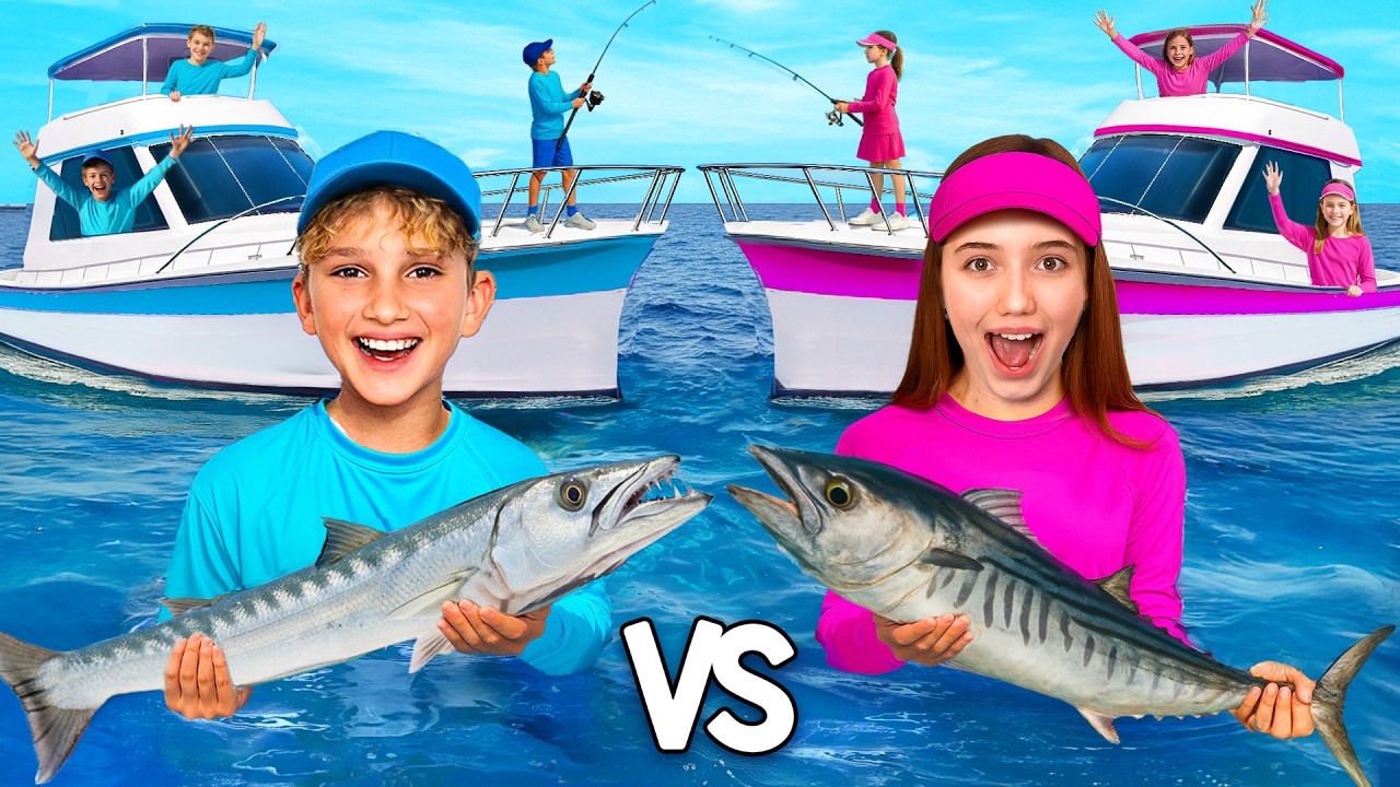 Рыбалка: челлендж &laquo;МАЛЬЧИКИ против ДЕВОЧЕК&raquo;!