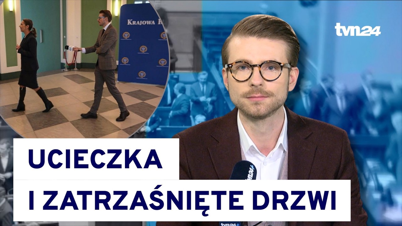 Zobacz jak rzeczniczka KRS uciekła przed dziennikarzem. 