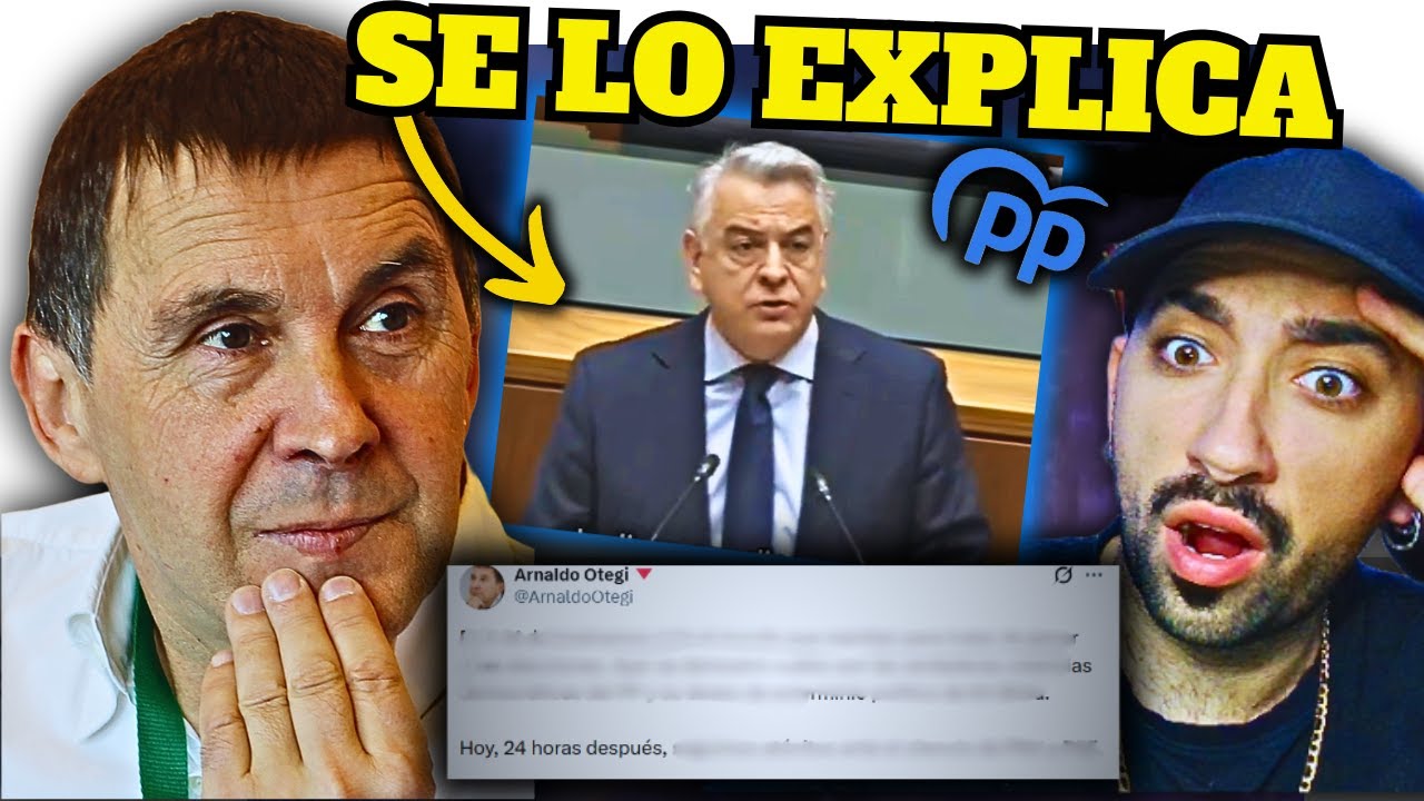 Diputado del PP pide el "exterminio" de Bildu y Otegi lo pone en su sitio