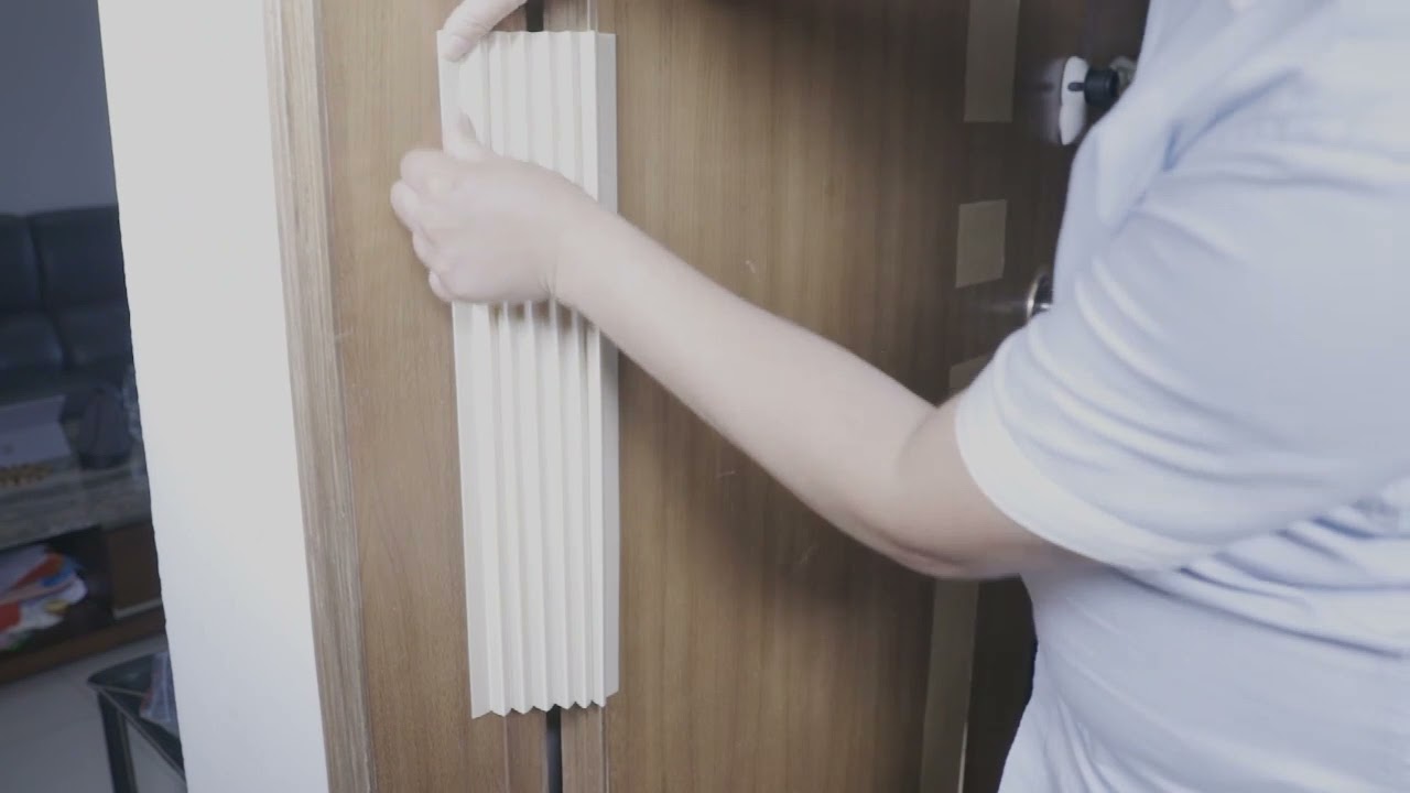 PVC Adheisve Door guard grips strip anti pinch for baby proofing