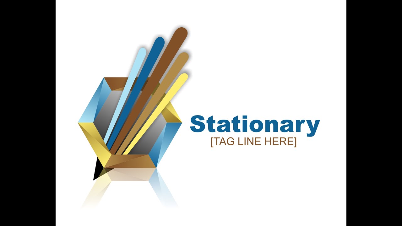 Create a Stationary logo in Corel draw