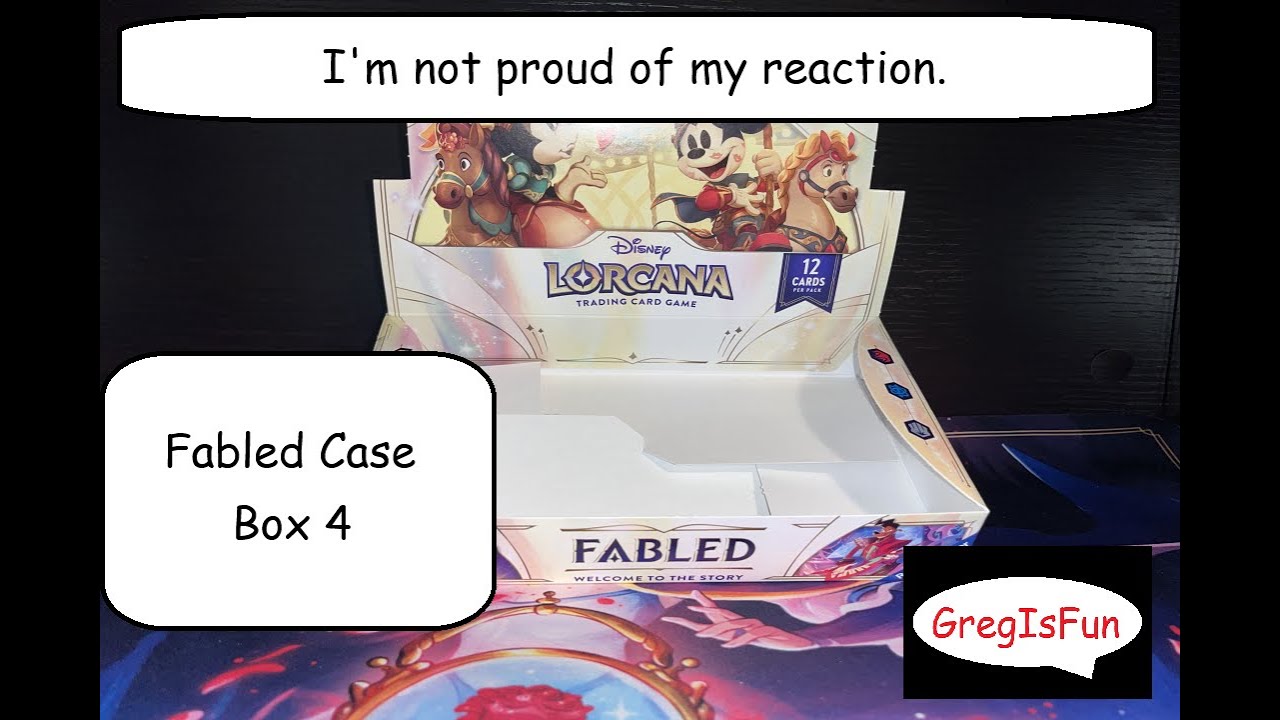 Last box of Fabled from my case | Disney Lorcana
