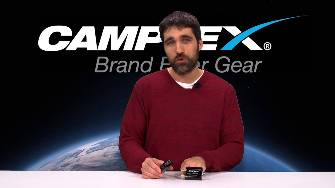 Camplex 3G SDI to Fiber Optic Converter Extender Kit