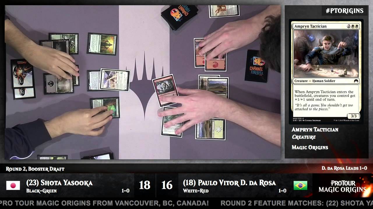 Pro Tour Magic Origins Round 2 (Draft) Shota Yasooka vs. Paulo Vitor Damo Da Rosa