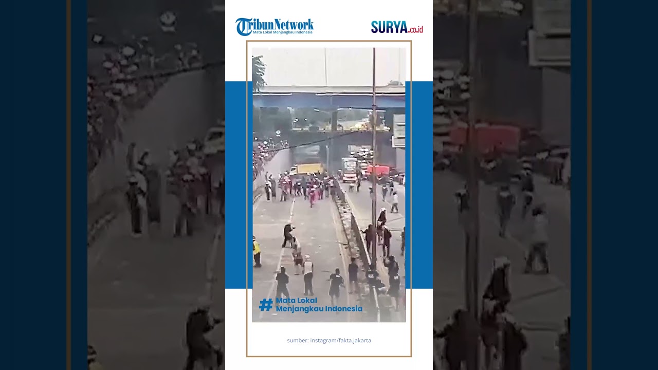 Jakarta Ulang Tahun ke-497 Diwarnai dengan Pecahnya Aksi Tawuran di Pasar Gembrong!