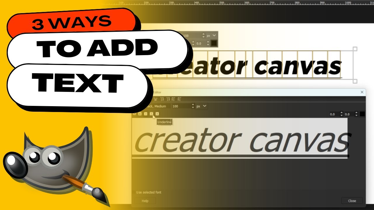 3 Best Methods for Adding Text in Gimp (and when to use each one)