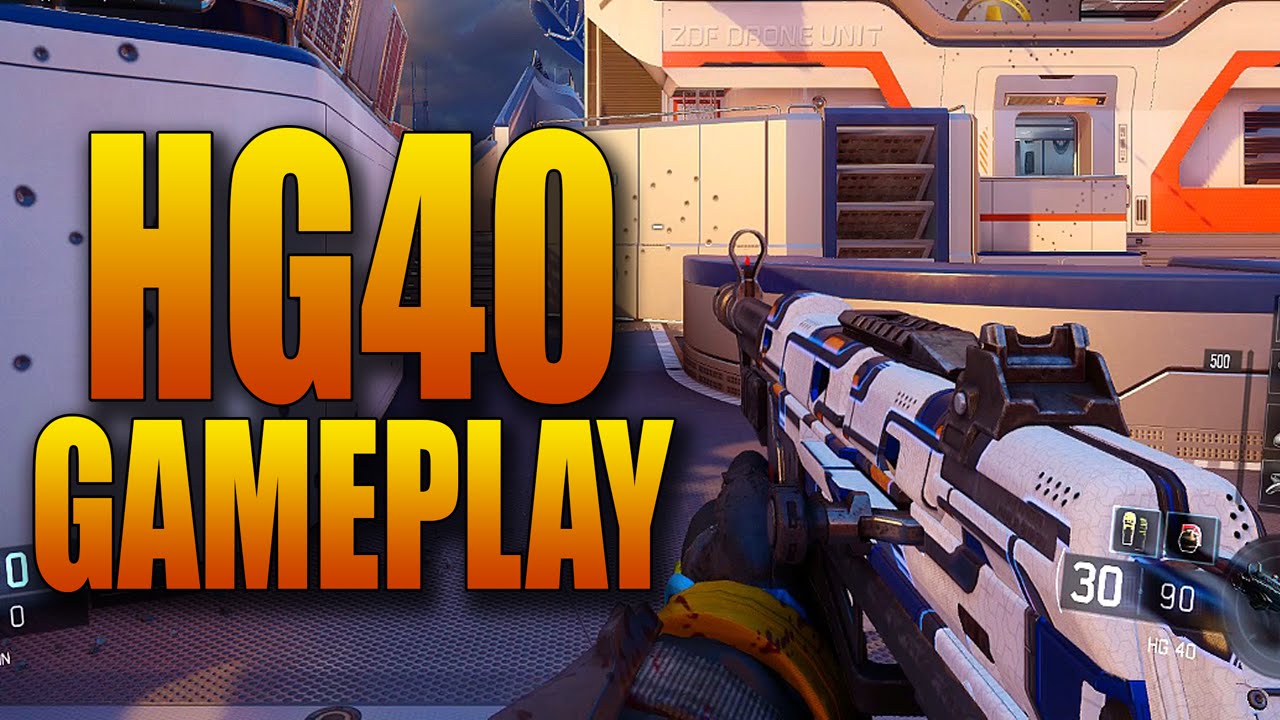 BLACK OPS 3 HG40 SMG GAMEPLAY! (MP40 Remake)
