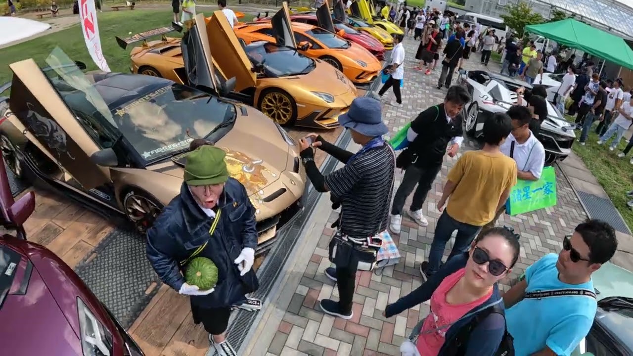 #諸星一家 #スーパーカー #ランボルギーニ  #lamborghini 8月24日 福島県飯舘村楽しいイベント空ぶかし🆗‼️Evento em Fukushima dia 24 de agosto