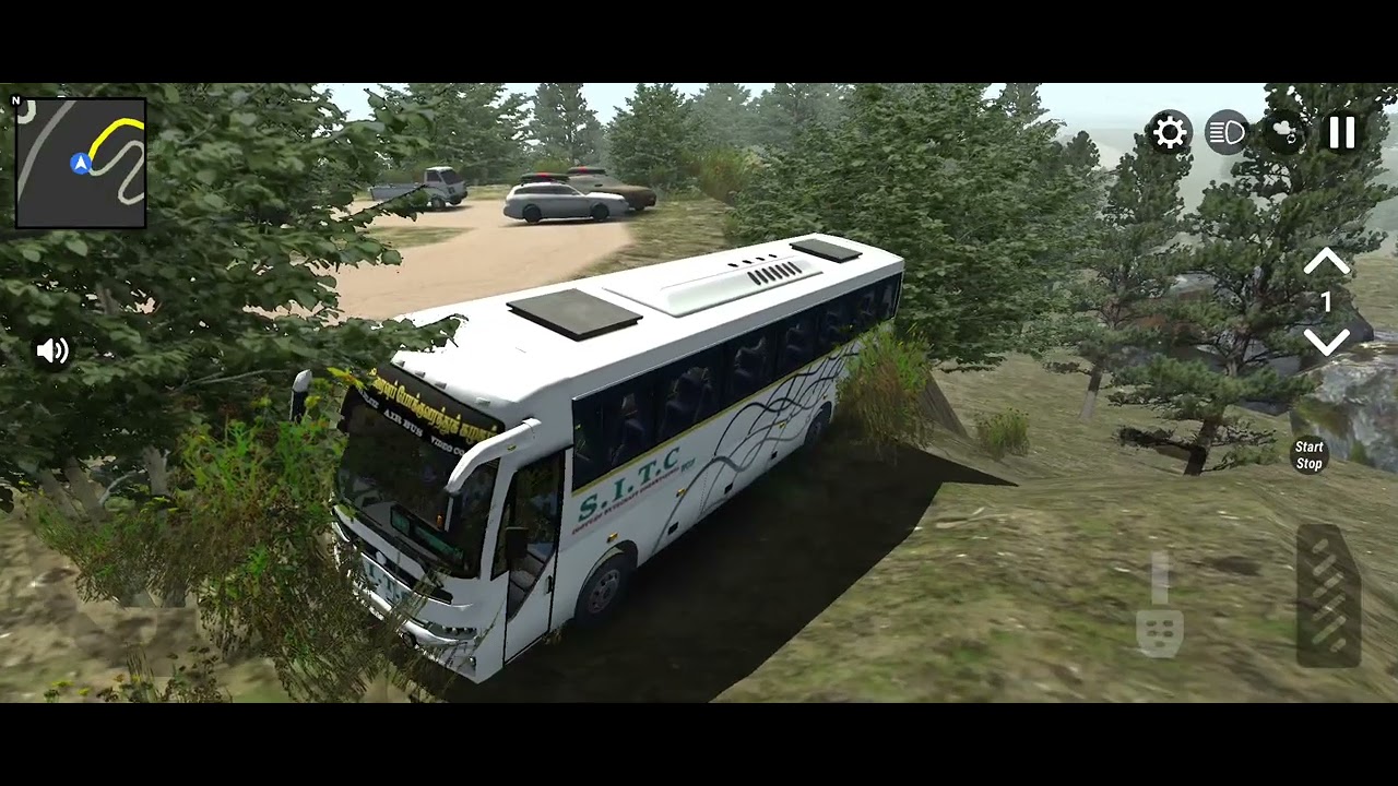 Extreme Offroad Bus Driving 😱 Indian Mountain Bus Simulator Gameplay