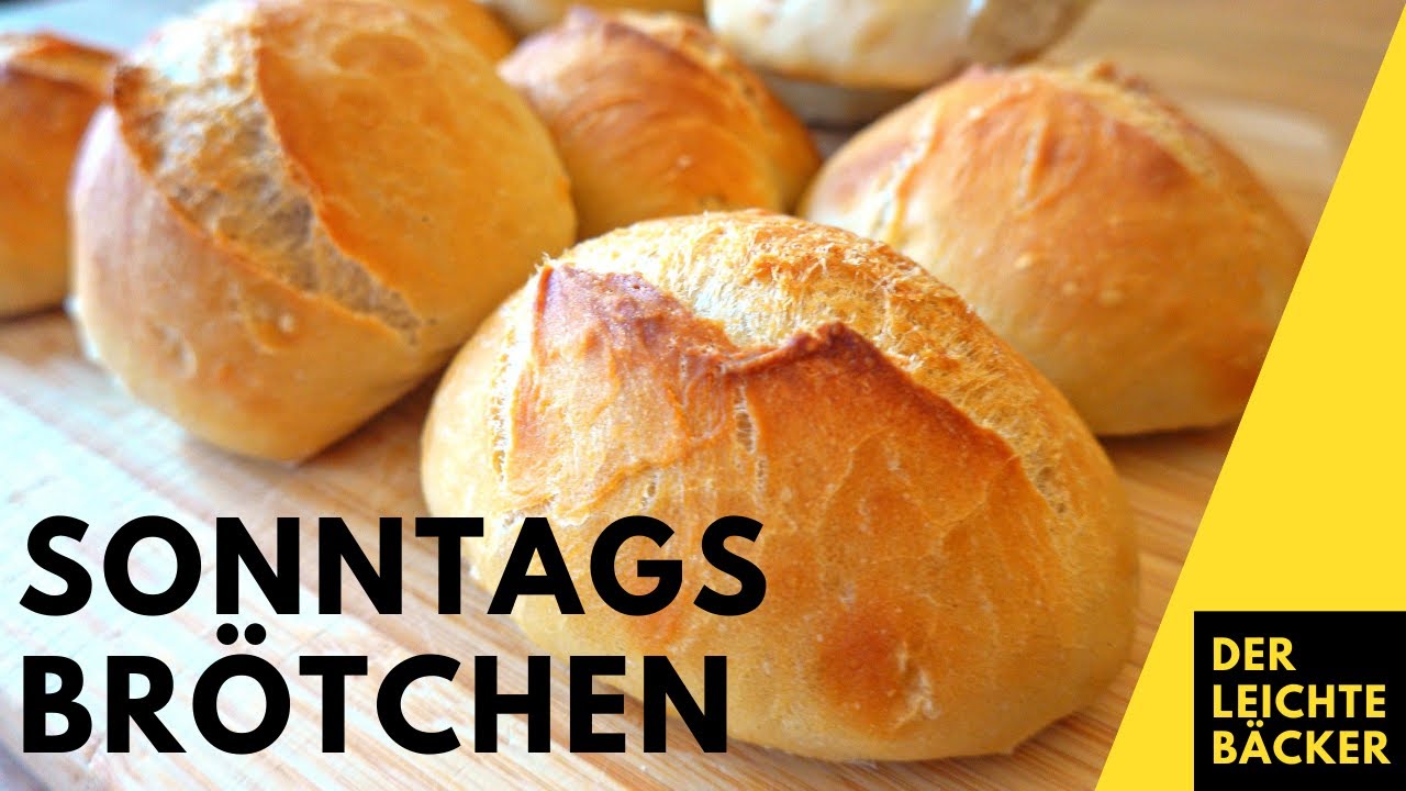 Brötchen backen wie ein Profi | Sonntagsbrötchen ein Klassiker so unwiderstehlich