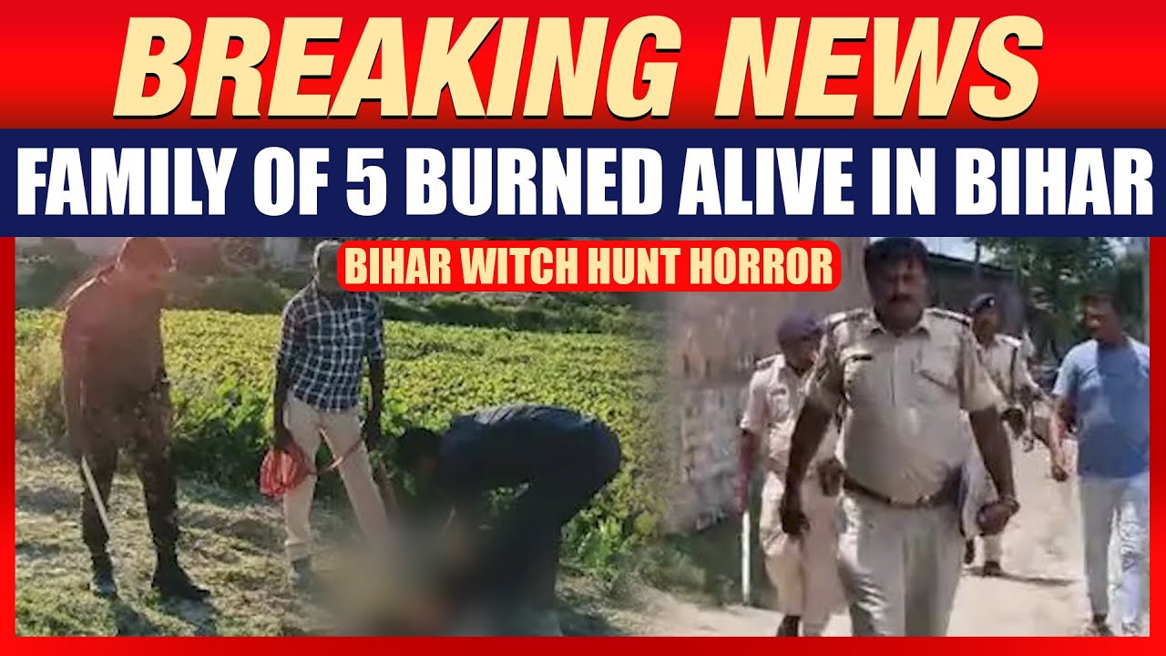 Bihar Witch-Hunt Horror: 5 Burned Alive in Purnia Over Superstition | Mob Brutality Caught on Tape