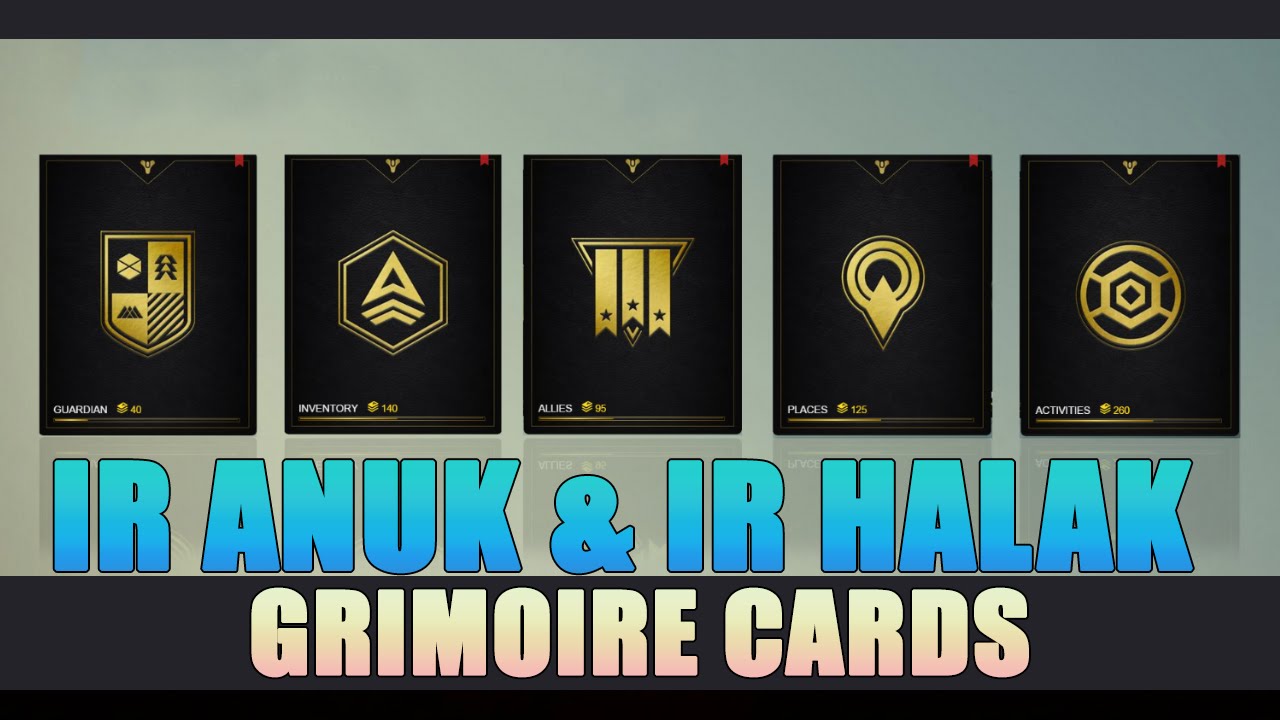 How to Get Ir Anuk & Ir Halak Grimoire Cards Location Guide - Destiny: The Taken King