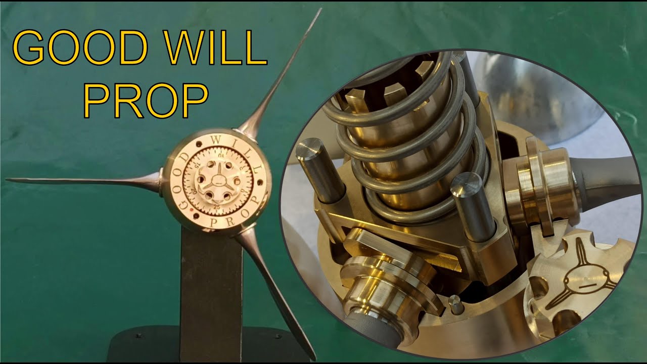 Goodwill Prop - The new patented gearless feathering prop for sailboats
