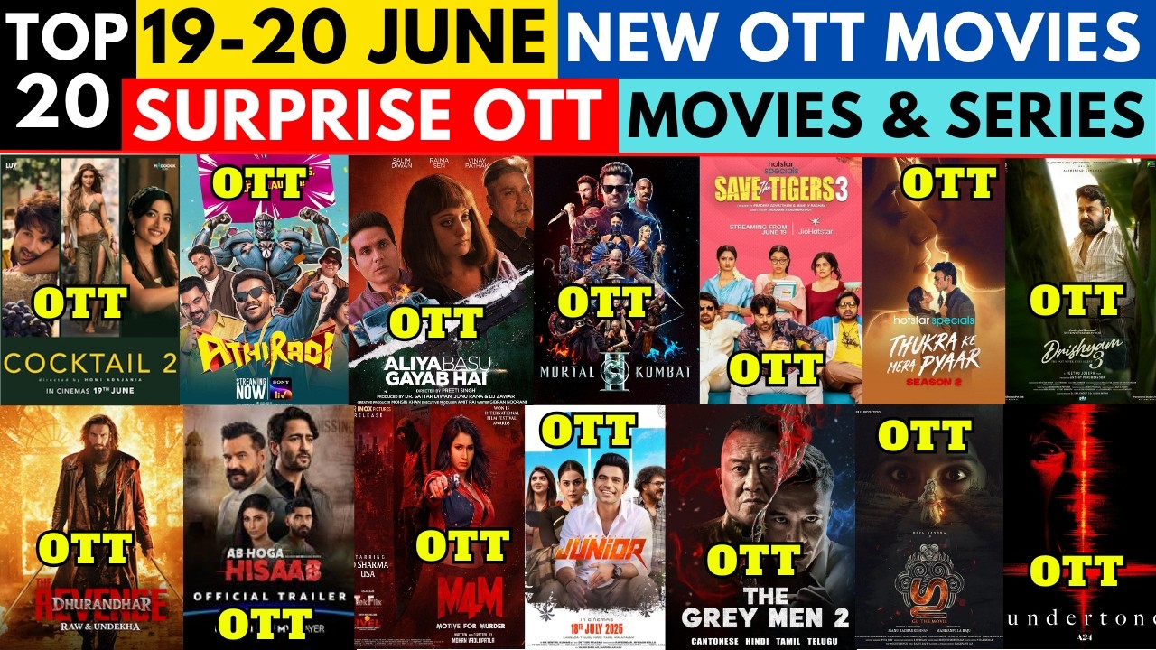 OTT Release Movies I Drishyam 3 OTT Release Date in Hindi Dubb I Peddi OTT Release Date I Netflix