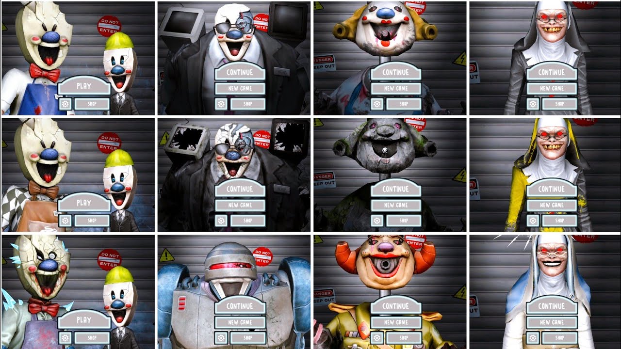 Ice Scream 8 New Update All Customize Main Menu
