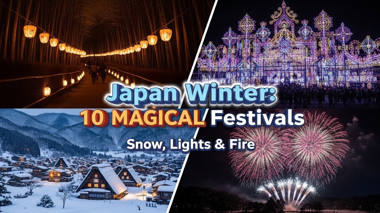 TOP 10 Most Incredible Winter Festivals Happening in Japan Right Now