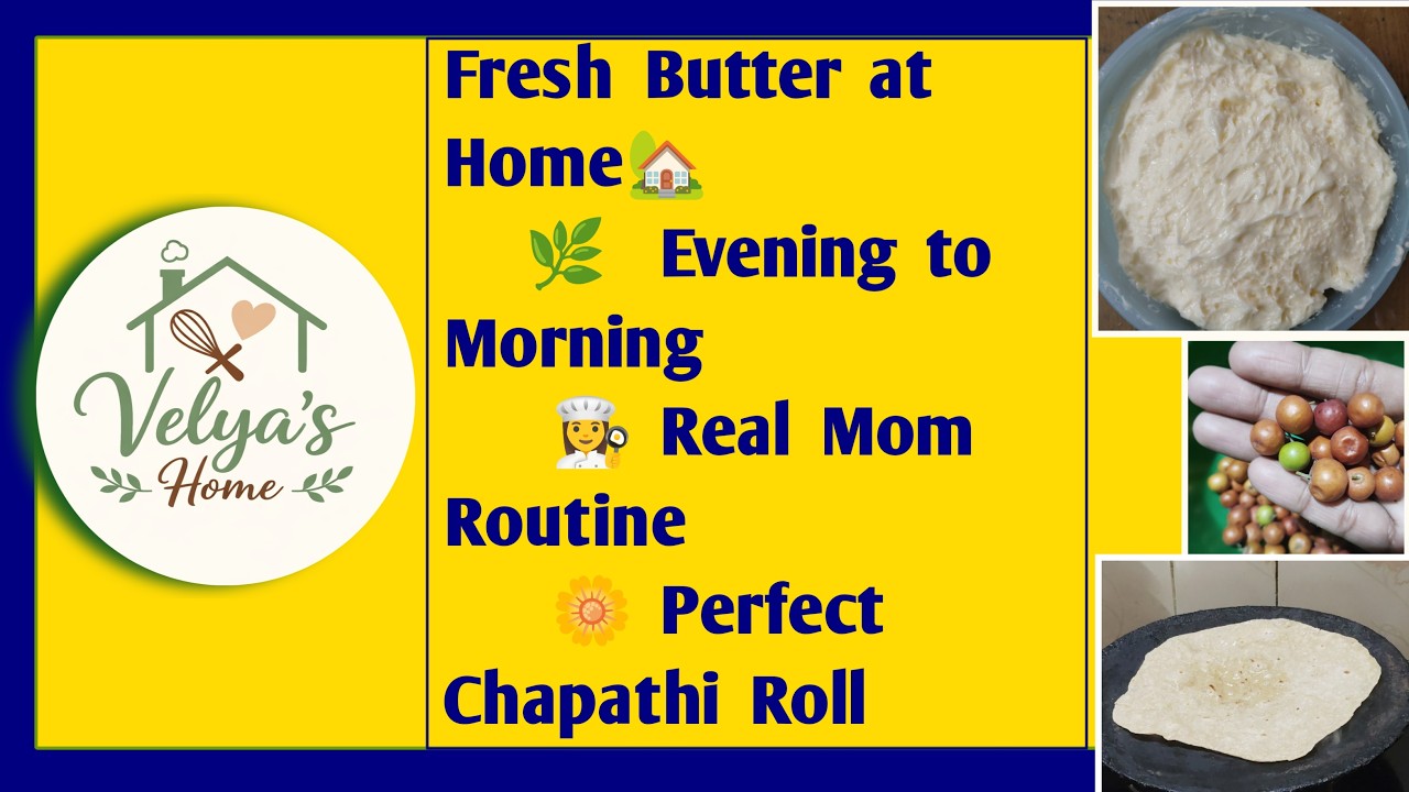 After School Routine | Homemade Butter | Chapathi Rolling | Dinner Prep