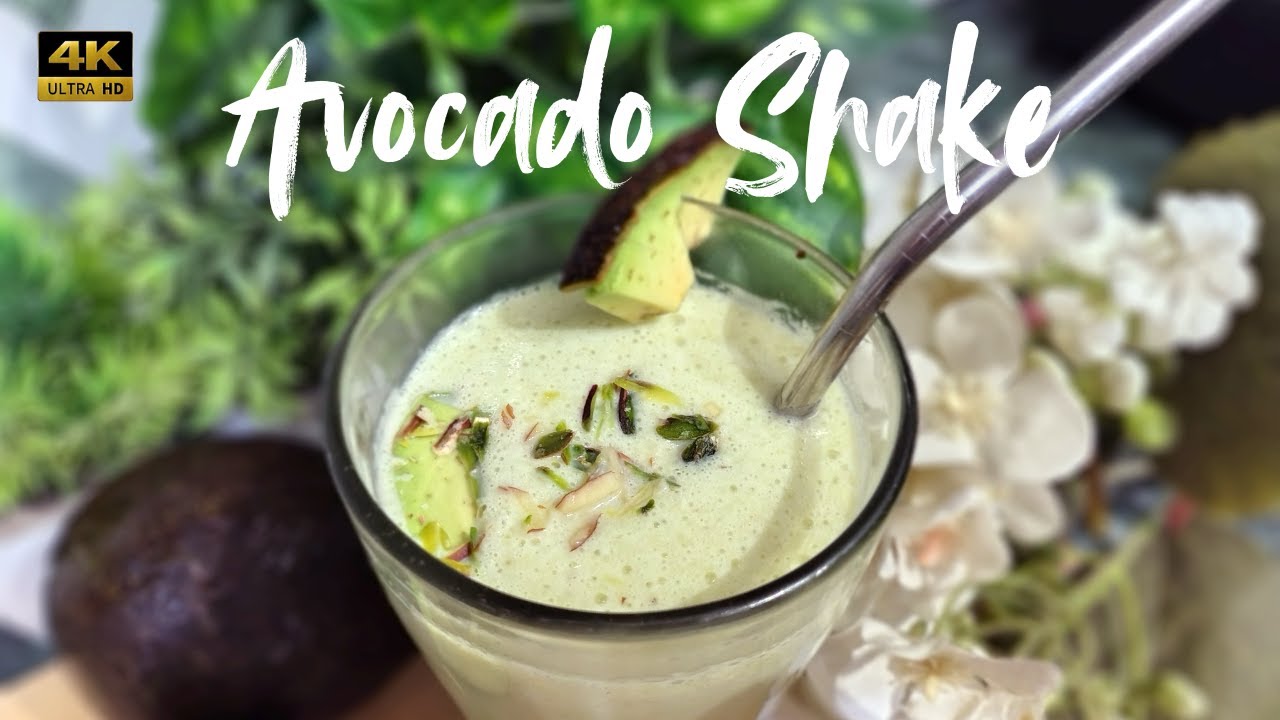 3 ingredients easy and healthy Avocado shake 🥤| घर पर बनाएं हेल्दी एवोकाडो शेक  #video #recipe