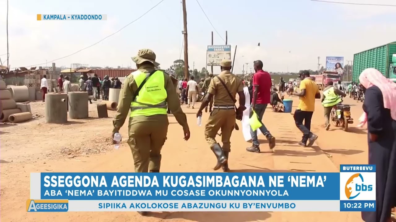 Sseggona Agenda Kugasimbagana n’aba ‘NEMA’ Okubakunya ku Nzirukanya y’Emirimu
