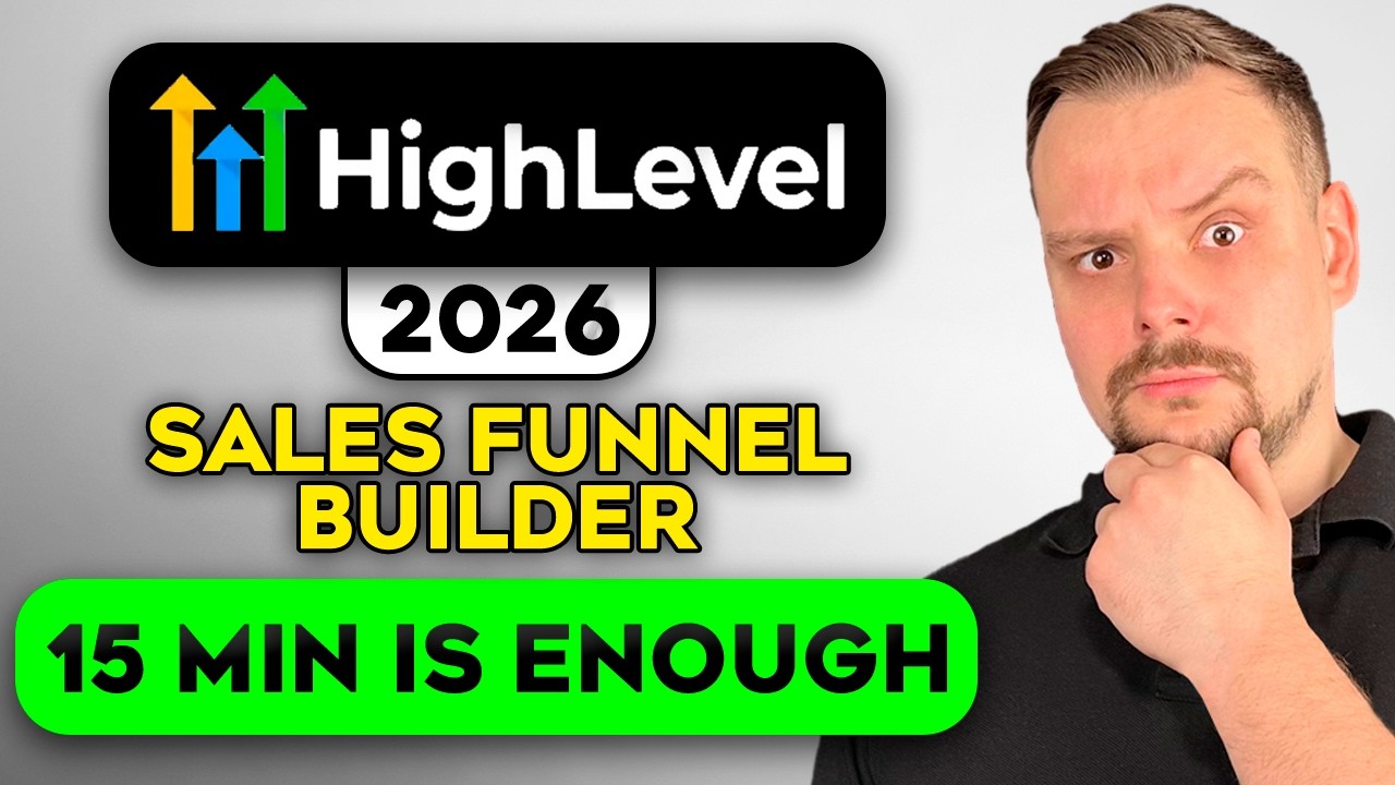 GoHighLevel - Build a Sales Funnel in 15 Minutes (Step-by-Step)
