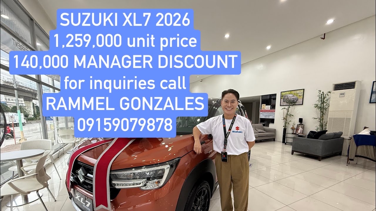 Pinakabagong demonstration sa bagong unit na SUZUKI XL7 2026 HYBRID kung ano pinagkaiba sa 2025. 