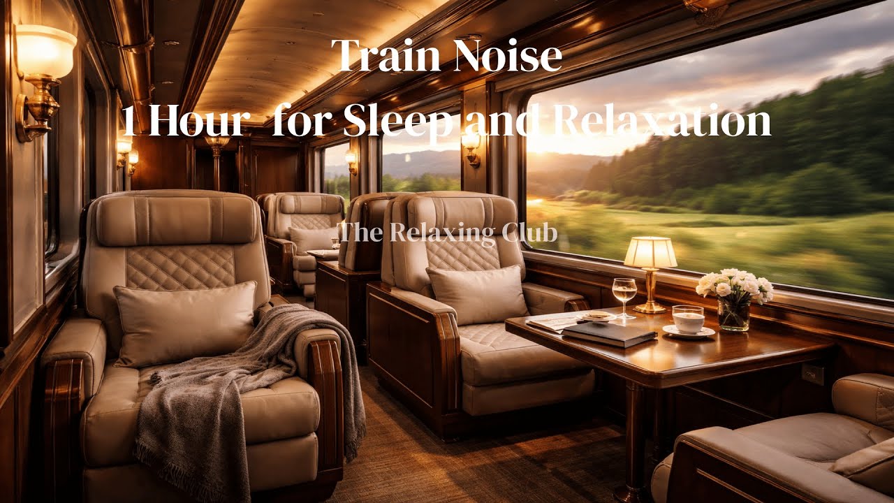 Train Noise – 1 Hour of Steady Rail Sound for Sleep and Relaxation | The Relaxing Club