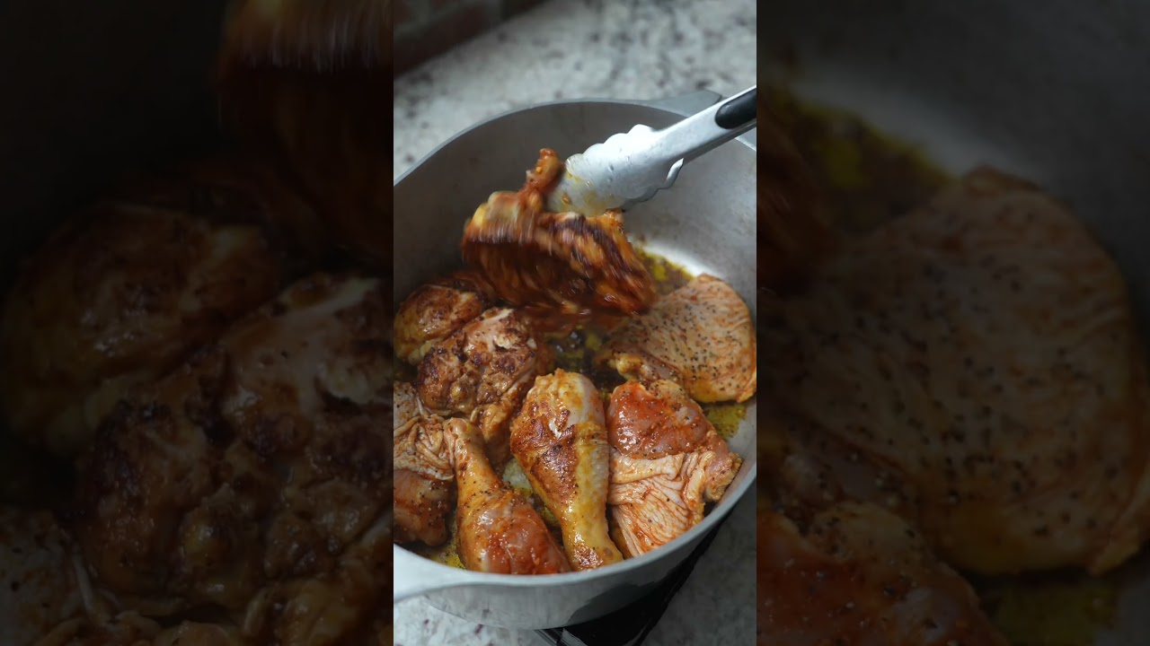 Рецепт тушеной курицы #южныерецепты #душевноевоскресенье