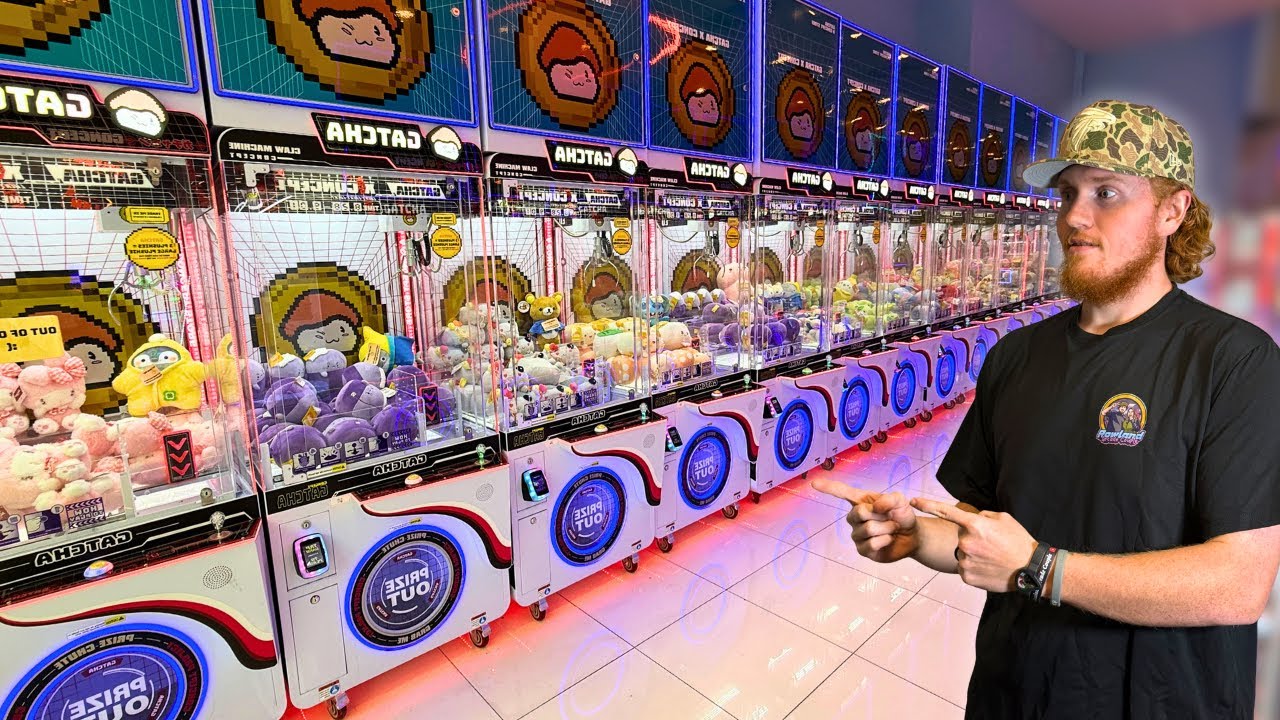 We WON So Many Prizes From The Claw Machines At Gatcha Orlando!