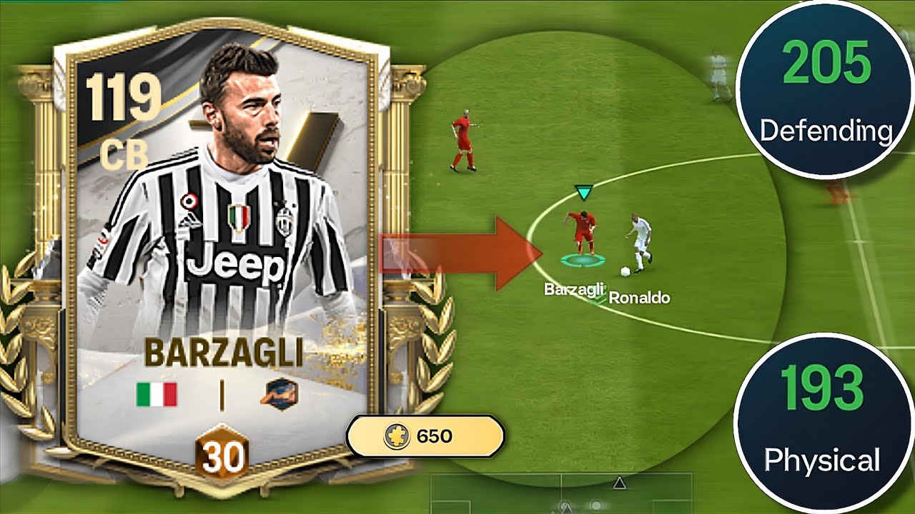 Beast cheapest CB 114 Ovr Card BARZAGLI 🔥🥶 114 Ovr Andrea Barzagli Card Review 