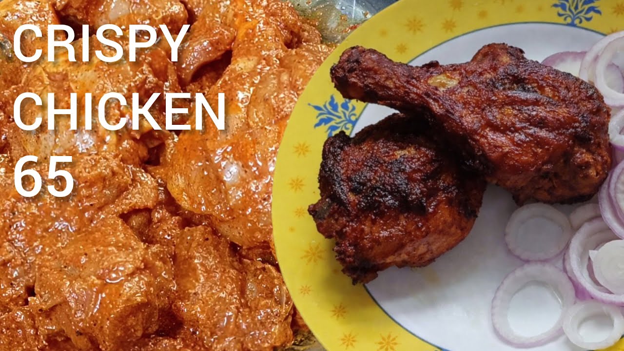 Crispy Chicken 65 Recipe | Hotel Style Chicken 65 at Home | Easy & Spicy