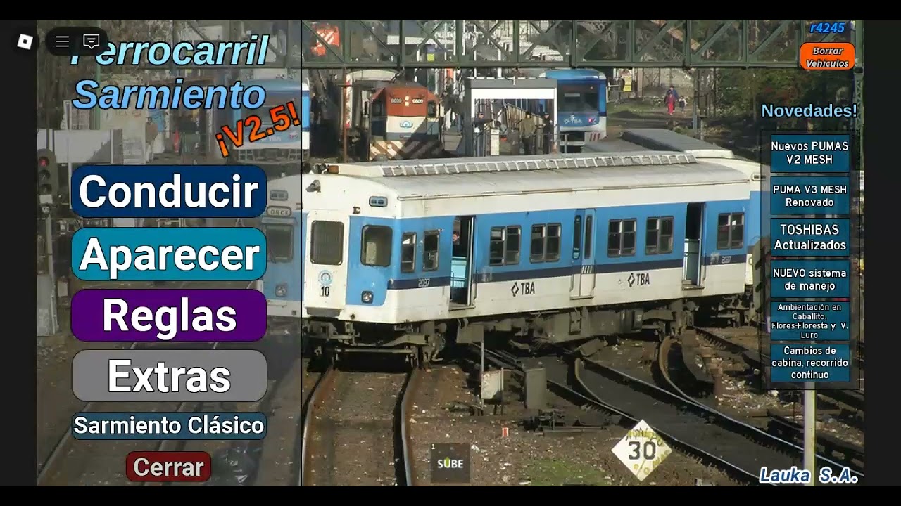 Recorrido de la Linea Sarmiento Haedo/Once Rapido ll Puma V2 Chapa 5 ll Ferrocarril Sarmiento V2.5