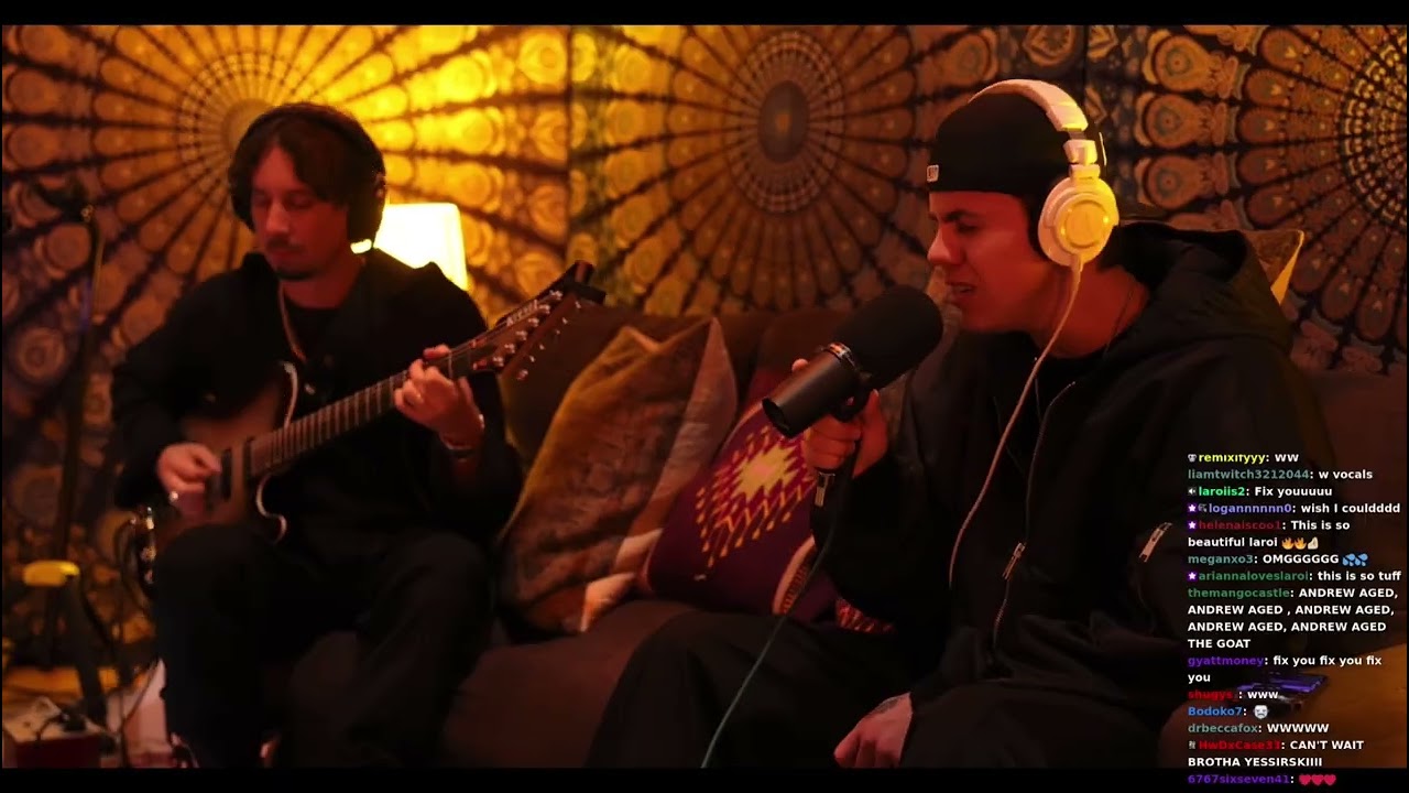 The Kid Laroi - A Cold Play ( Live Acoustic On Twitch) 