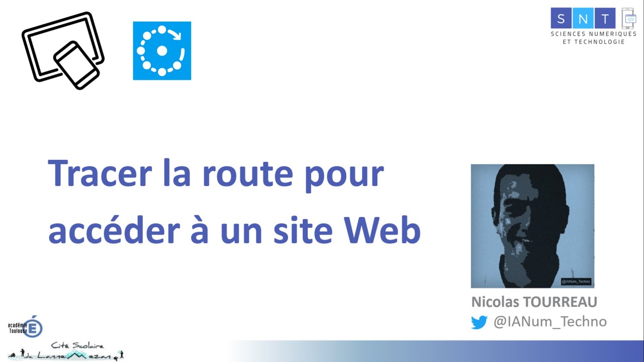 Tracer la route pour accéder à un site Web avec Fing