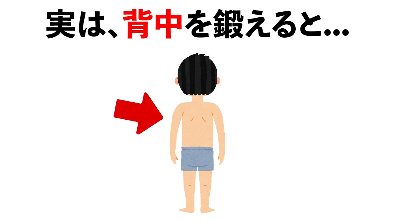 【筋トレ】誰かに話したくなる背中トレの雑学　#トリビア#豆知識#筋トレ