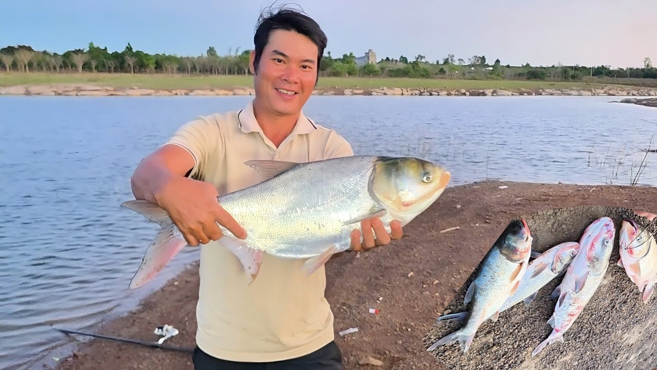 Hành Trình 2 Ngày 2 Đêm Câu Cá Cắm Trại Trên Bờ Hồ Sông Ray || Giang Ca SB 110