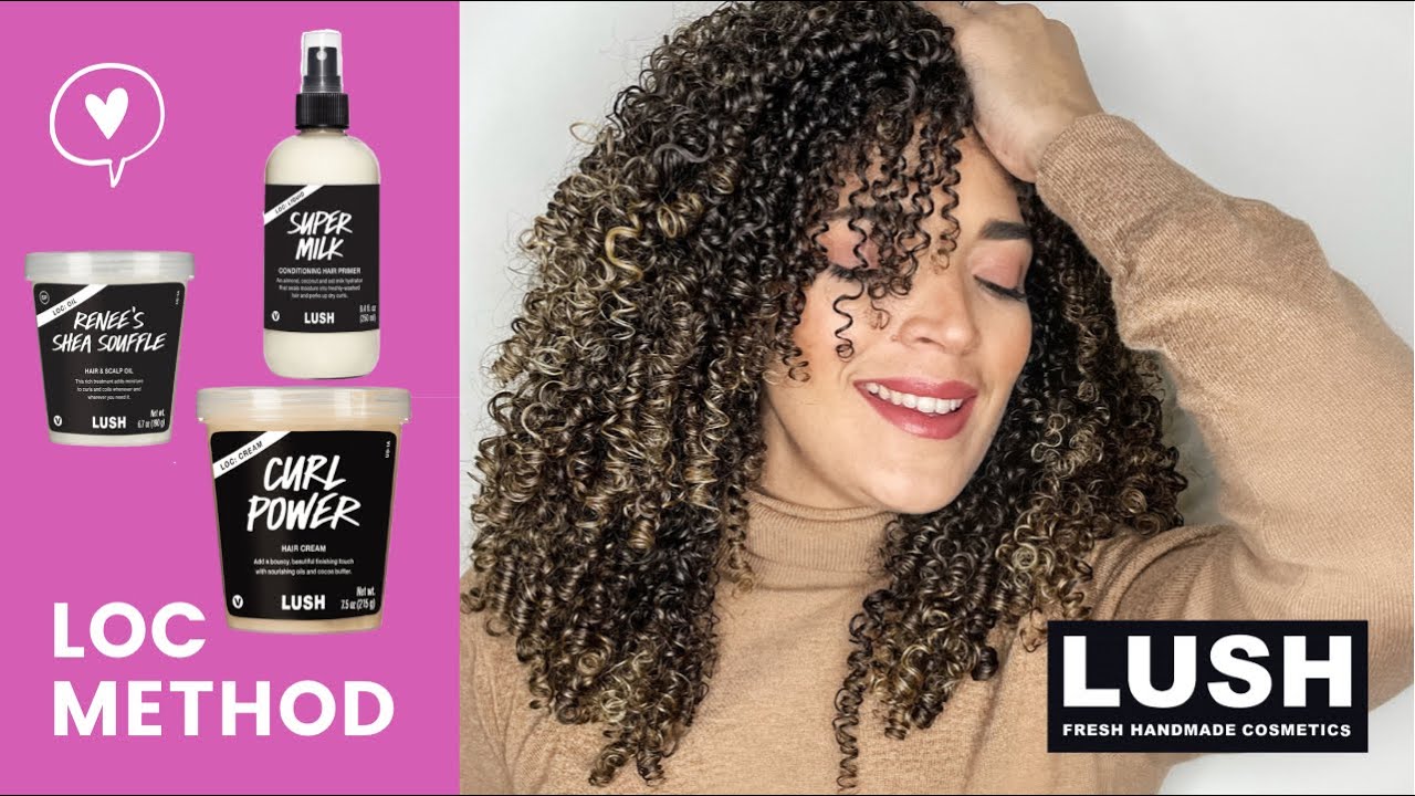 LUSH Cosmetics New hair products for Curly, Coils & Textured hair | LOC method | First Impressions