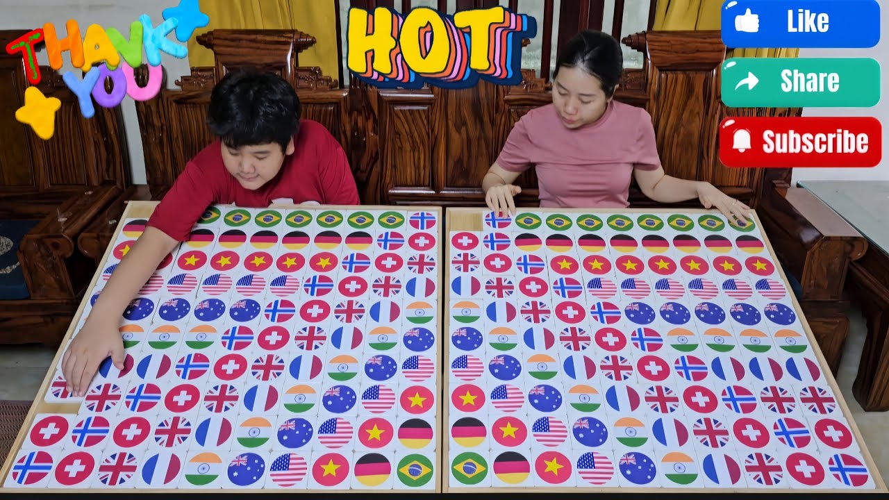 Family Game | Flag Sorting Challenge, Which Country's Flag Is Yours ☆ Level 23