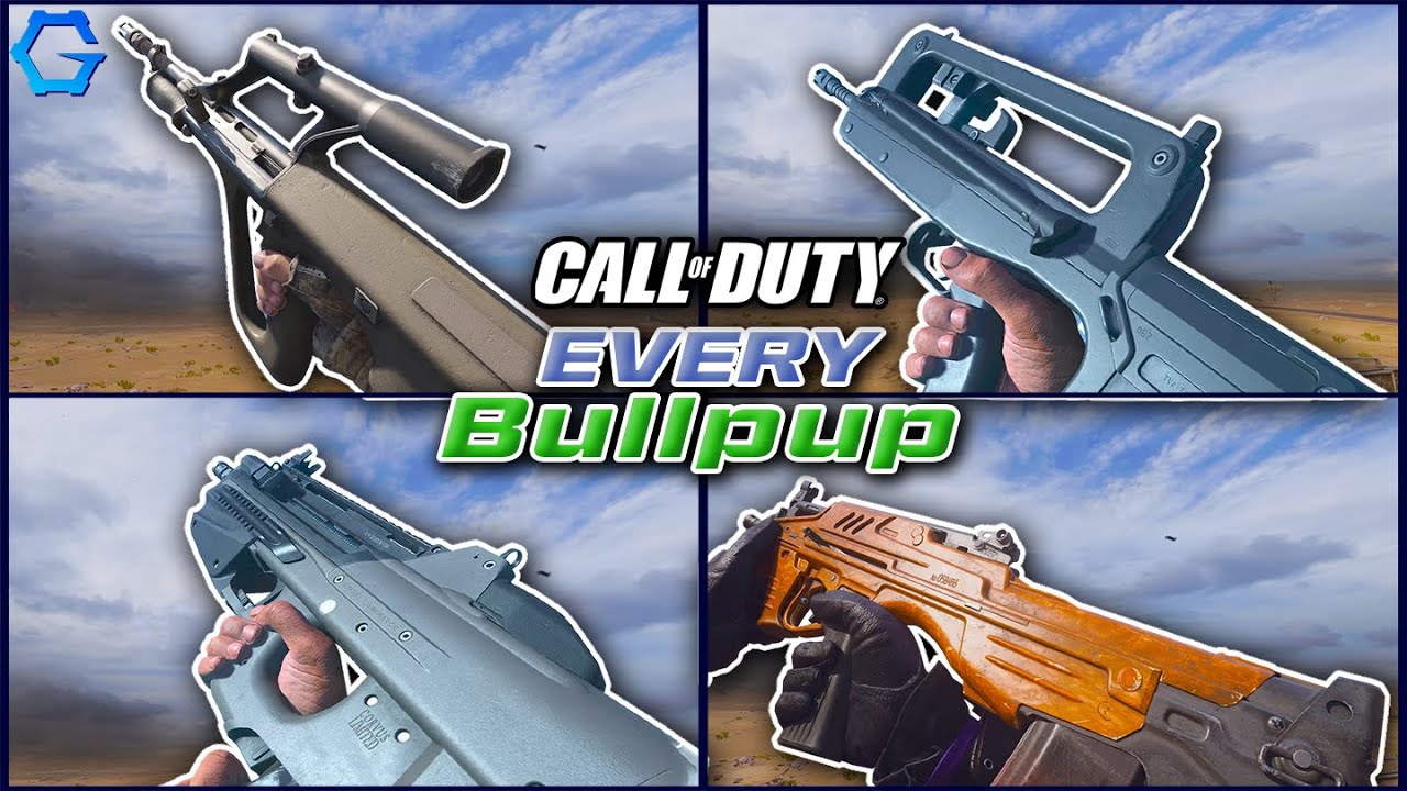 EVERY Bullpup in MAINLINE Call of Duty History!