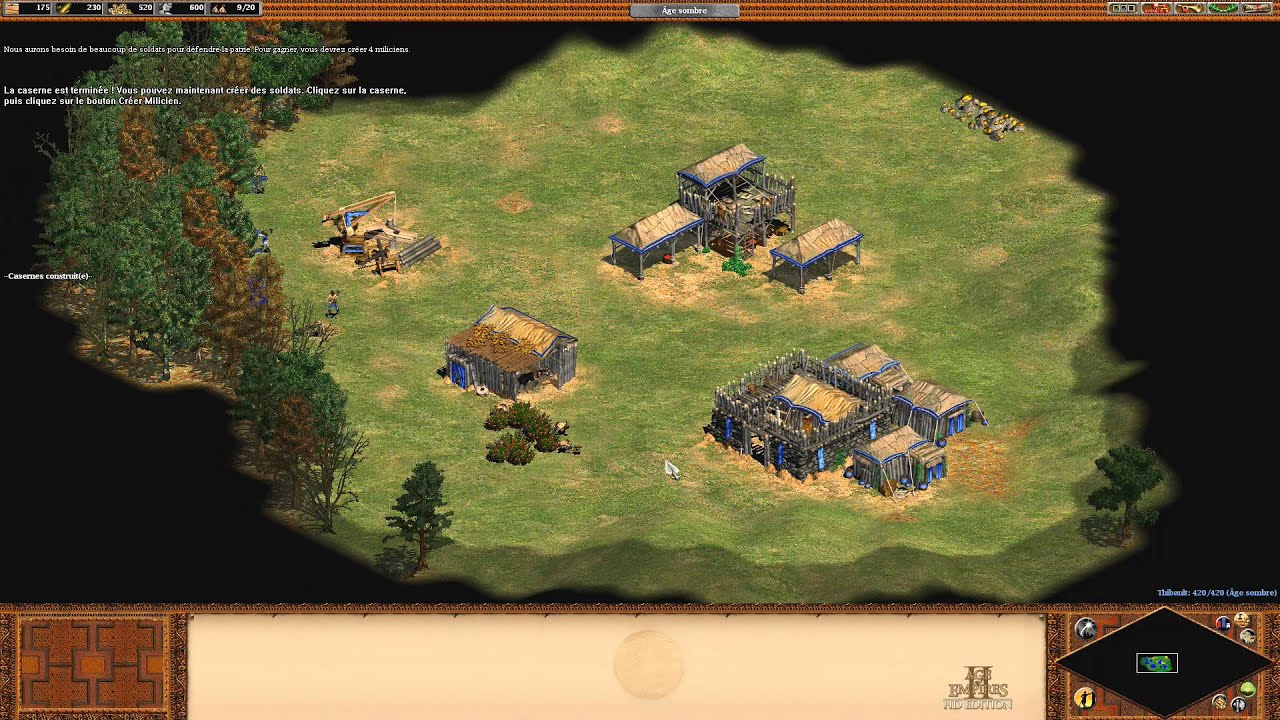 Age of Empires II HD: William Wallace Mission 3 Entraîner les troupes