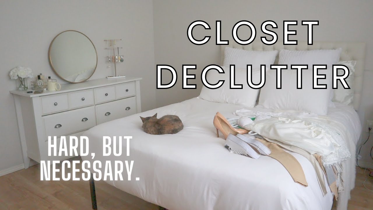 decluttering my FANTASY SELF and the 80% I don't use. (2023)