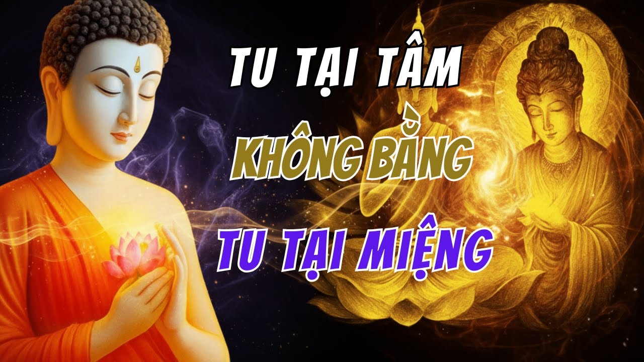 Phật Dạy: Tu tại tâm không bằng tu tại miệng - Nghe trước khi đi ngủ để xoá bỏ muộn phiền.