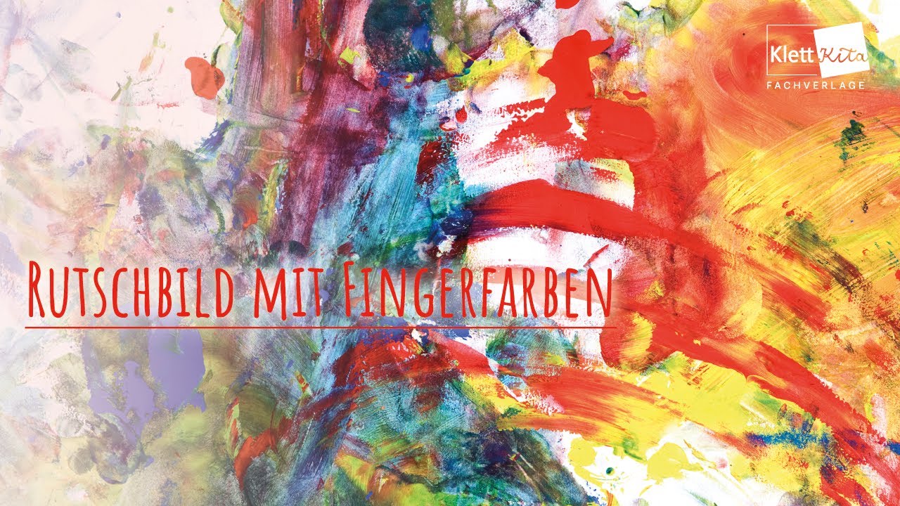 Rutschbild mit Fingerfarben &ndash; Ein glitschig-taktiler Spa&szlig; f&uuml;r die Finger 🎨✨
