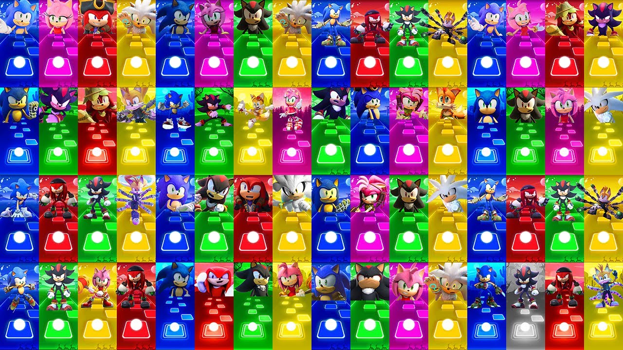 All Characters Super Mega-Mix : Sonic Prime 🔴 Amy Rose🔴 Knuckles 🔴 Shadow 🔴 Tails 🔴 Amy Rose 🔴Silver
