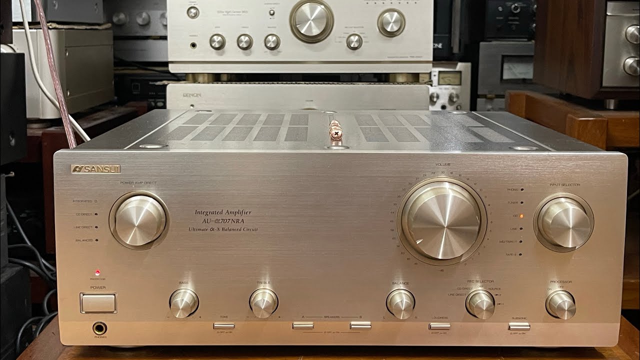 Ampli Sansui Alpha 707NRA zin đẹp, giá cực tốt. Lh Hưng Trí 0903.747.111.