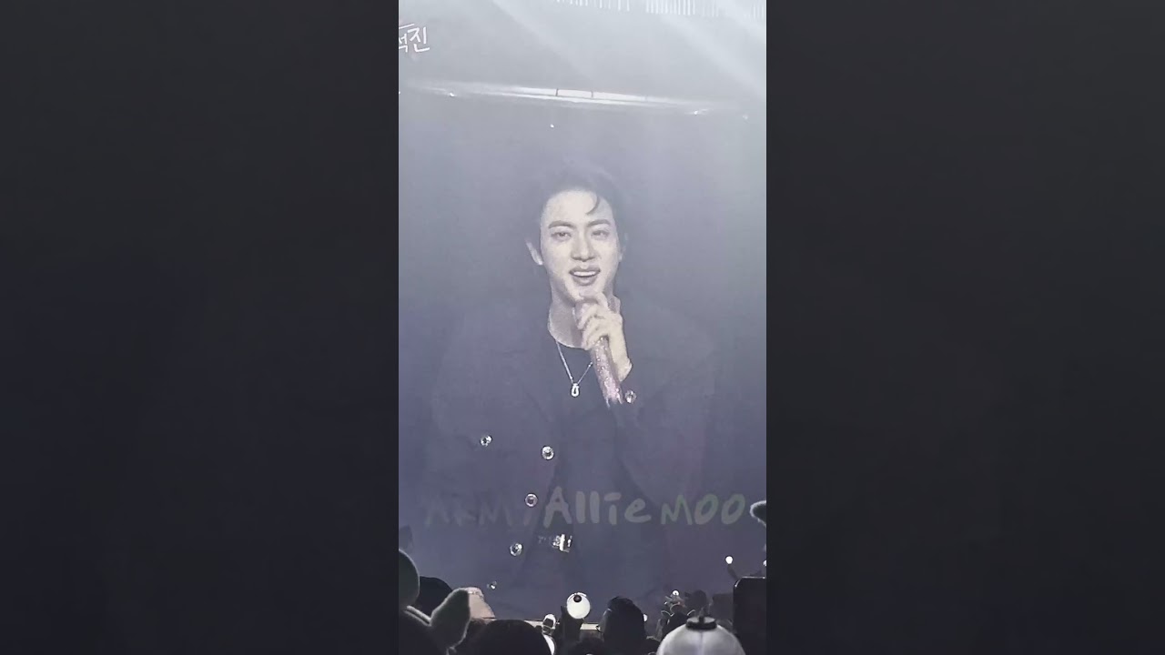 Jin Connect/Sing with ARMY @ RUN SEOKJIN EP. Tour in Anahiem Day 2 - 4K Fancam