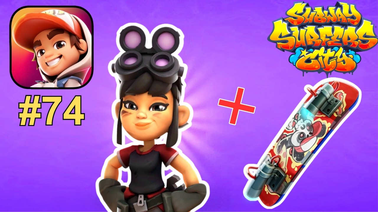 Subway Surfers City Rozgrywka Mobilna | Część 74 &ndash; Kombinacja Yutani i Trasher