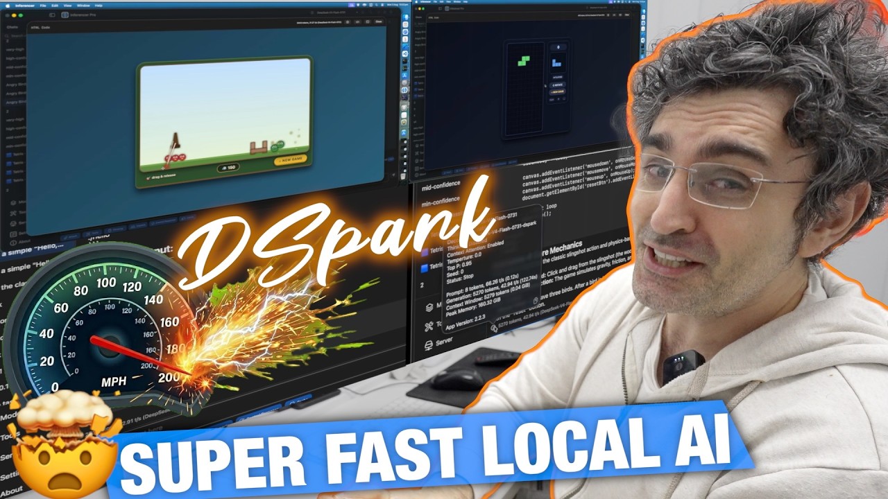 Local AI is now STUPID FAST? DeepSeek V4.07 with DSPARK 🤯