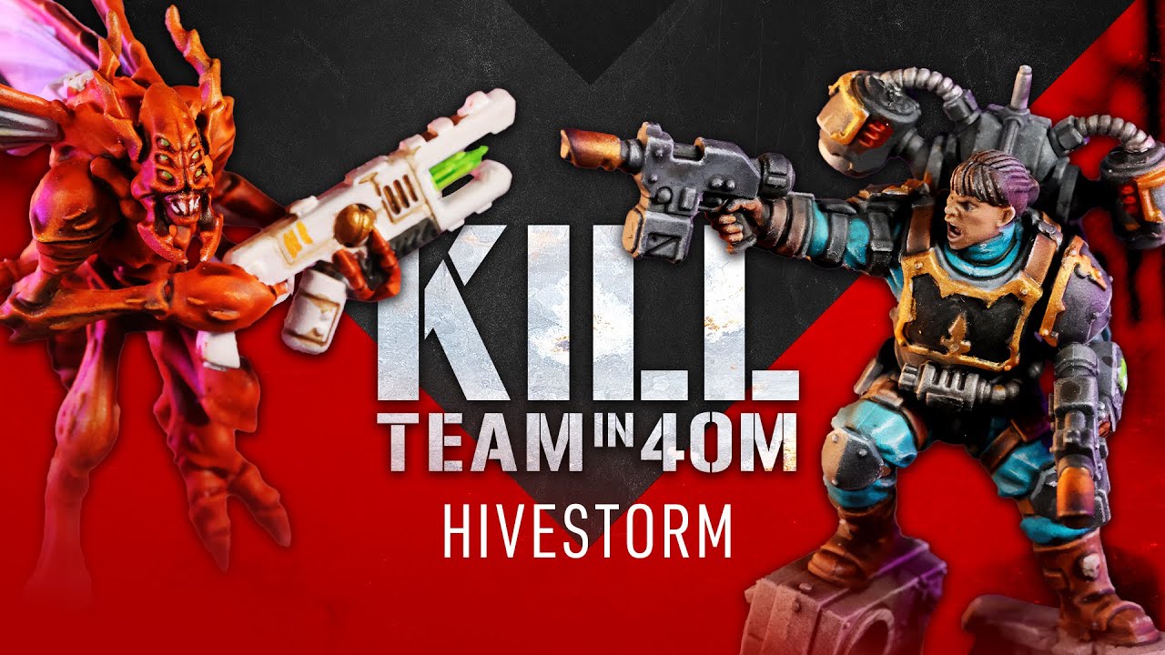 Hivestorm! New Kill Team with Vespid Stingwings and Tempestus Aquilons.