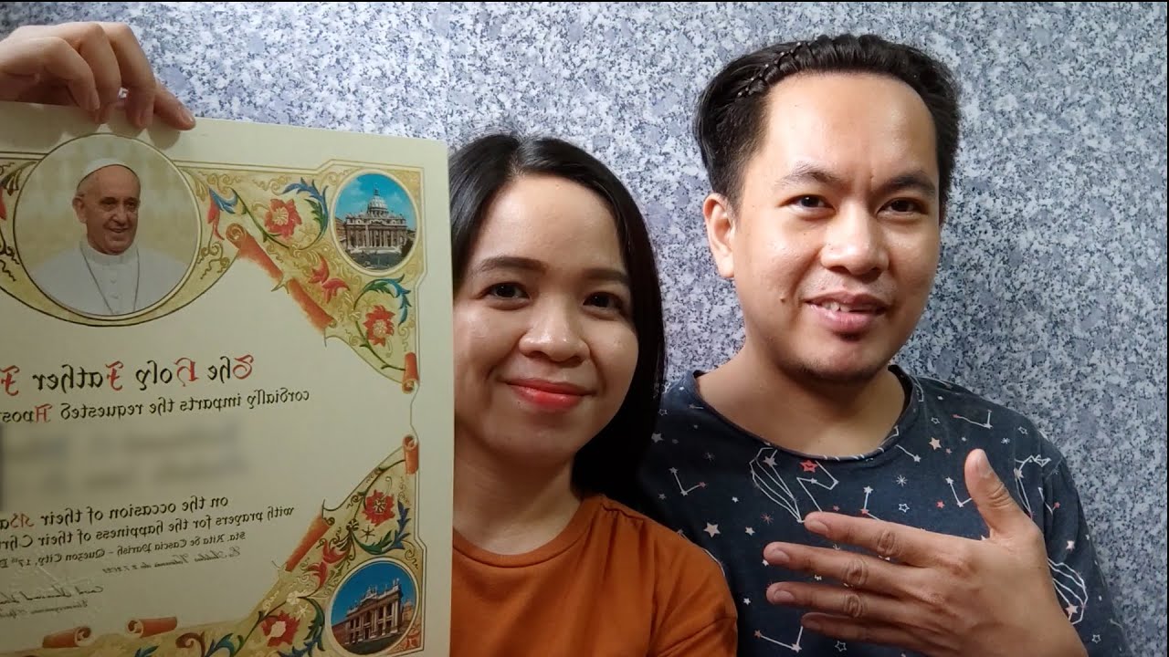 Papal Blessing for Wedding | Pope Francis | MJ Castillo