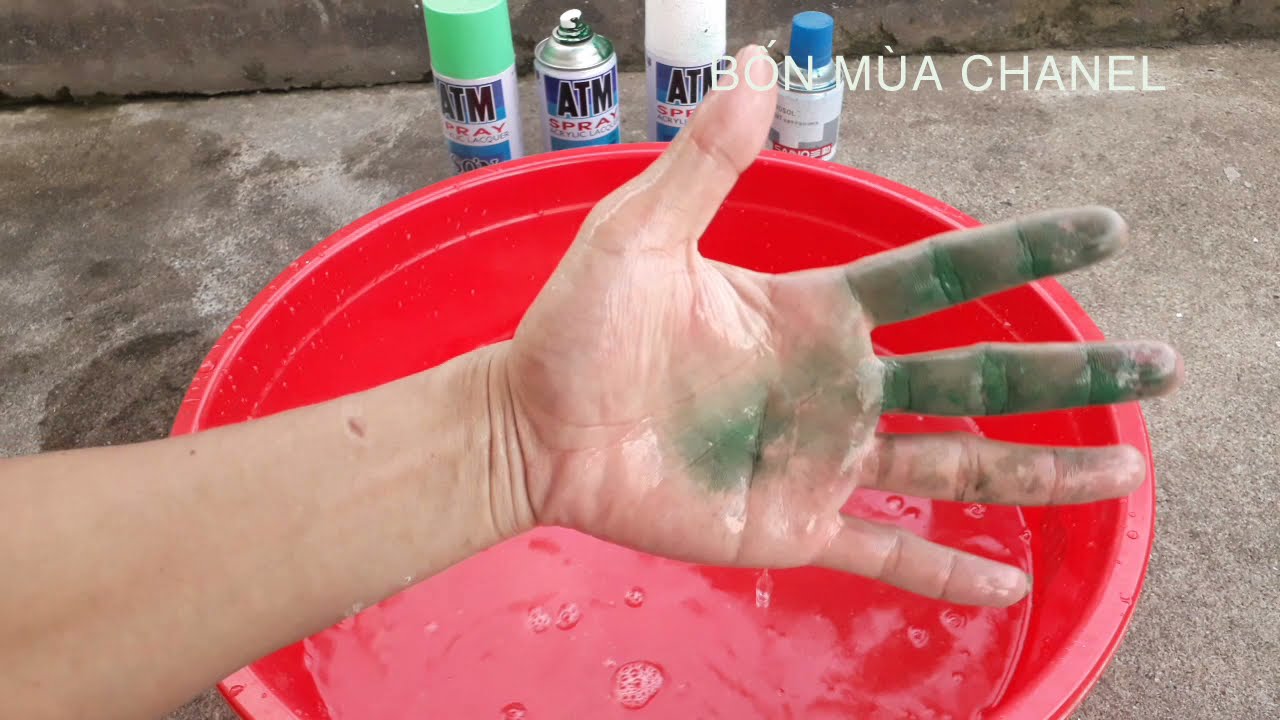TIPS FOR WASHING YOUR HANDS WHEN PAINT STICKS ON YOU #ruatay